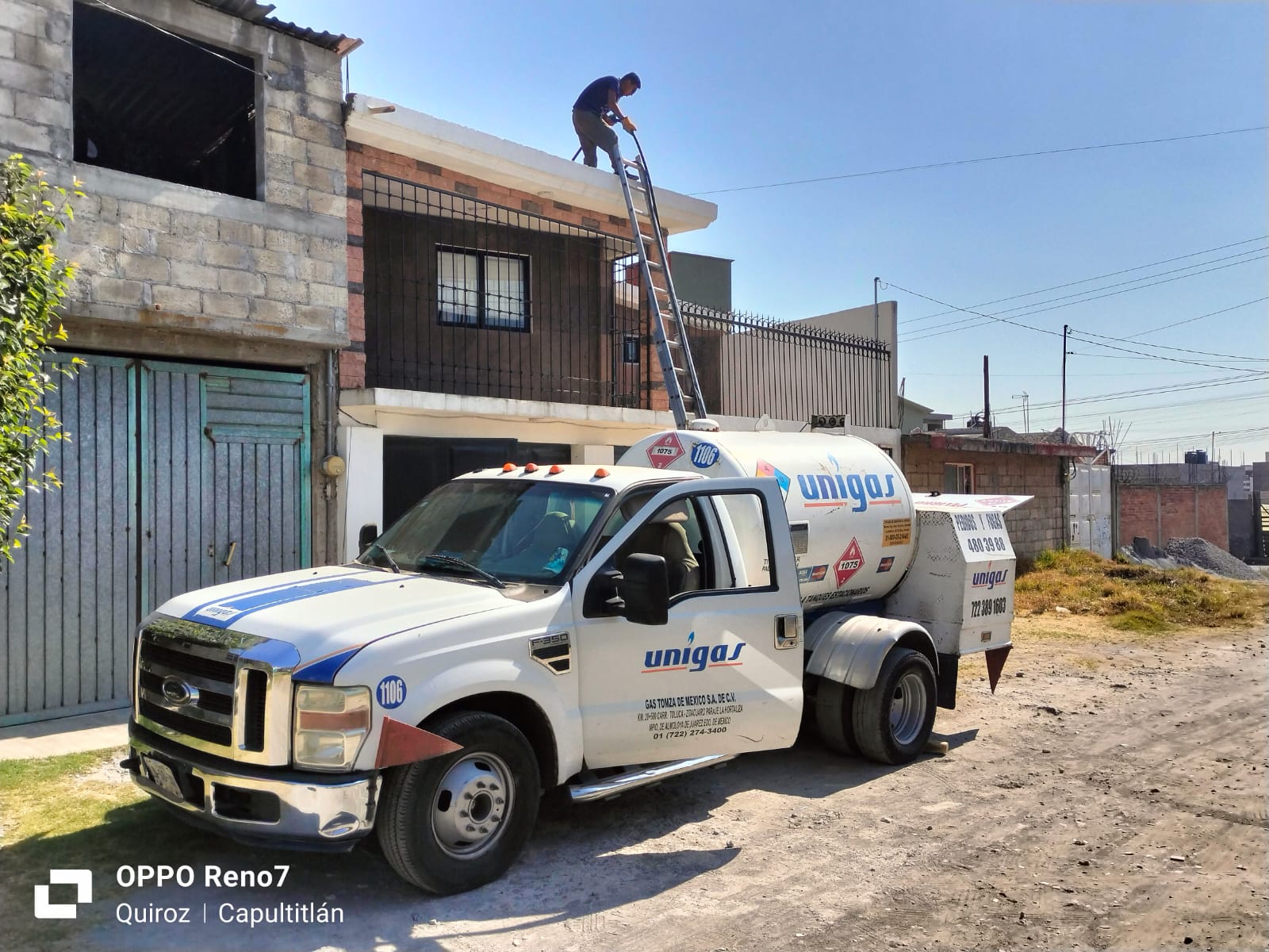 Entrega de gas LP a domicilio - Toluca